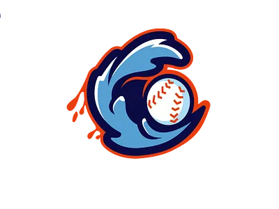 "C" Abstract Baseball logo design graphic design illustration logo sportlogo typography vector