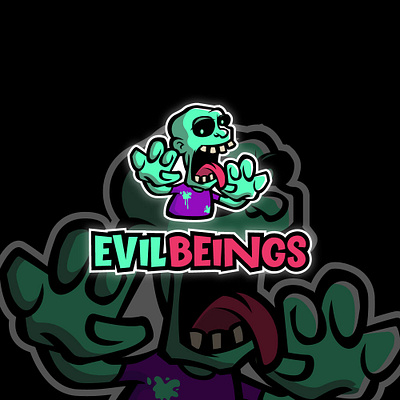 Evil Beings design graphic design illustration logo sportlogo typography vector