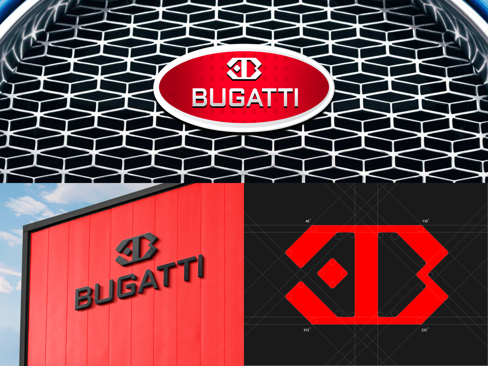 Logo Exploration- on for Bugatti Al Dribbble Makruf Hafiz Moin by