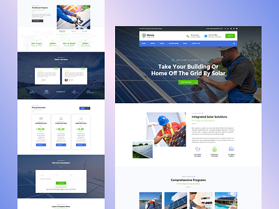 Strnix - Solar and Green Energy Web Design branding business clean climate creative design eco ecology electricity energy good energy green energy green power illustration logo nature power ui ux vector