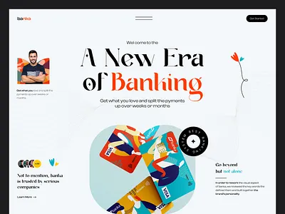 Banka - Finance - Banking Website Design banikingmodernwebsite banikinguidesign banikingwebsite bankingfinance bankingwebsitedesign bankingwebsitemockup design financewebsite landing page design landingpage minimal modern design modernwebsitedesign ui uiuxdesign webaitemockup webdesign website