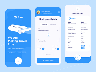 Flight Booking App by Arif Islam on Dribbble