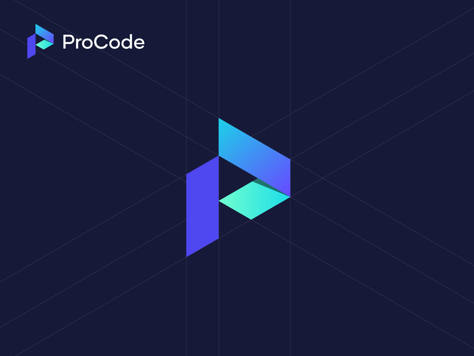 ProCode, P letter logo, Software logo, tech logo brand branding coding geometric icon identity lettermark logo logotype mark minimal logos minimalist logos modern logo p letter logo procode simple logo software symbol top vector