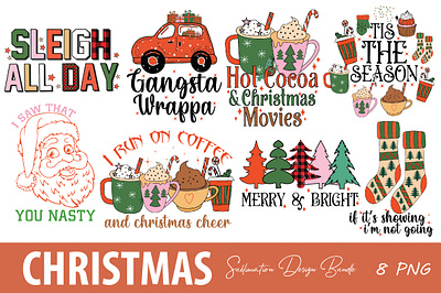 Christmas Sublimation Bundle 3d animation branding christmas sublimation bundle design graphic design halloween illustration logo ui woman