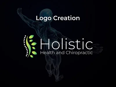 Holistic Health and Chiropractic Logo Design branding design graphic design icon logo typography vector