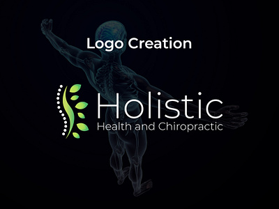 Holistic Health and Chiropractic Logo Design branding design graphic design icon logo typography vector