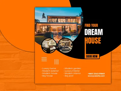 Real Estate Social Media Post Design ads banner design designer facebook facebook ad google ad graphic design house house for sale instagram instagram post modern house post poster design print real estate real estate agency real estate social banner design social media