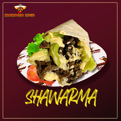 Shawarma food cart product design branding graphic design