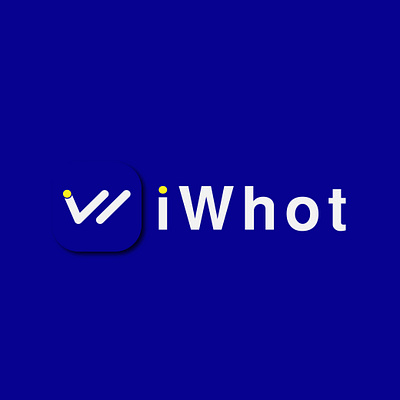 iWhat app logo design app icon app logo branding creative logo design graphic design icon logo illustration logo minimal mobile app logo unique logo vector