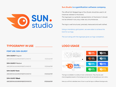 SUN.STUDIO - Logo Design app design brand design branding branding design design graphic design illustration logo logo design logo redesign motion graphics rebranding ui ui design ui ux ui ux design web app design web design