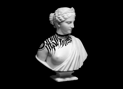 Calligraphy pattern blackletter calligraffiti calligraphy illustration typography