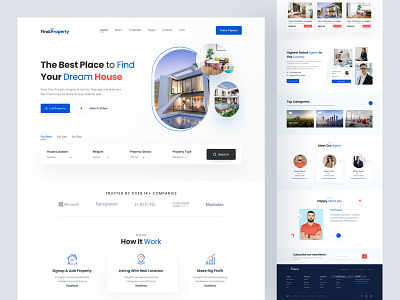 Find.Property-Property Landing Page Website design find property find real state illustration landing layout mobile app property landing real state landing redesign ui ux web design