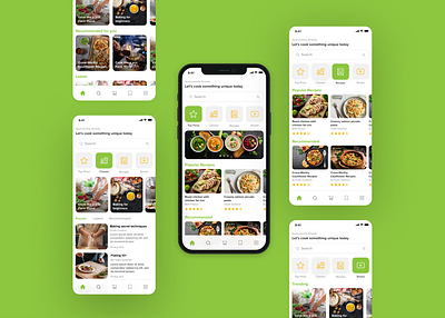 El Namlia Food App app design ui