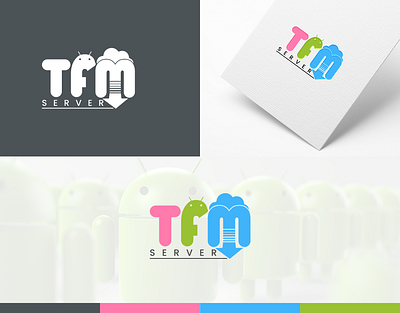 TFM SERVER Logo Design branding creative design graphic design illustration logo logo brand logo design