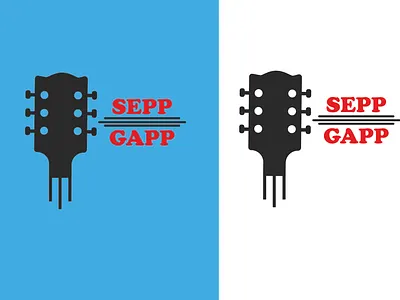 Guitar Studio- Logo Design attractive branding design graphic design guitar illustration logo lyrics mp3 music song studios typography vector