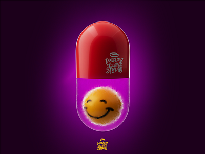 happy pill branding design graphic design illustration logo prduction typography ui ux vector