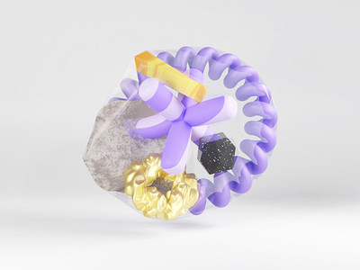 Personal Project - Plastic Wrap / Abstract 3D Shapes 3d 3d form 3d shape abstract blender blender cycles branding creative design graphic design illustration logo motion graphics personal project plastic wrap render ui