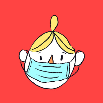 Disease Control Mask cute girl kawaii mask