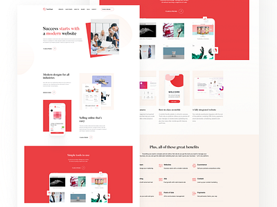 Marketing agency agency creative design dribbble enjoy ui ux landing marketing ui webdesign