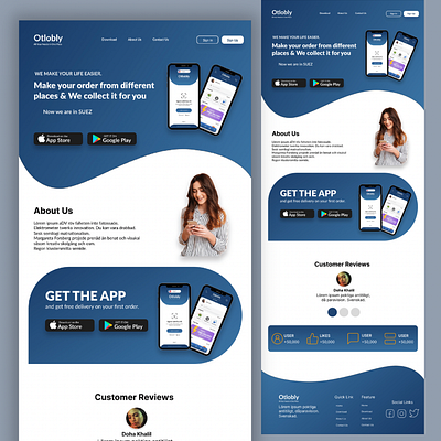 Otlobly design figma graphic design ui ux