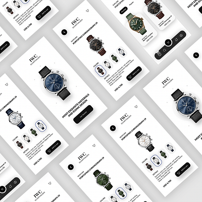 IWC design figma graphic design ui ux