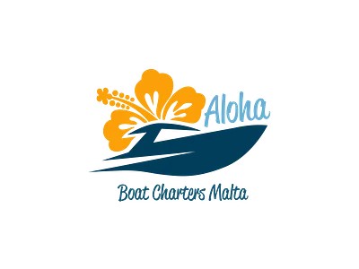 Aloha Boat Charters Malta - Branding branding design illustration logo web