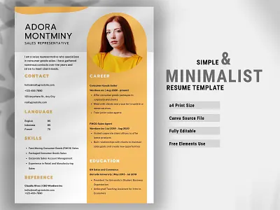Resume/ cv Template work