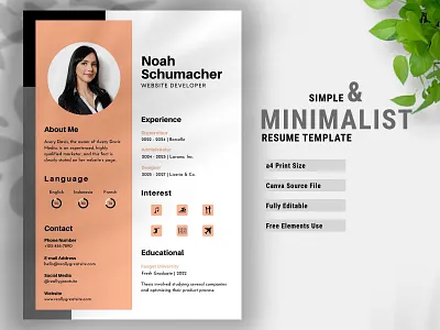 Resume/cv Design work