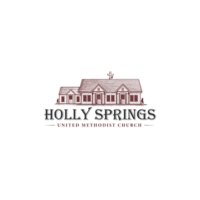 Holly Springs Logo Design branding design graphic design holy house illustration lineart vector vintage vintage logo