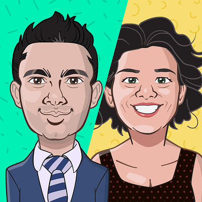 Avatars for Business Profile avatar avatars branding character design identity illustration marketing portrait profile profiling