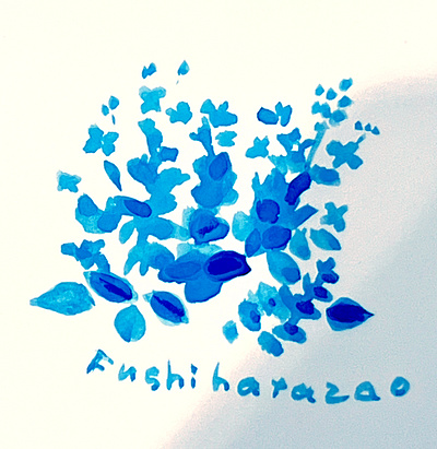 fujihatazao_japanese flower design graphic design illustration textile wallpaper
