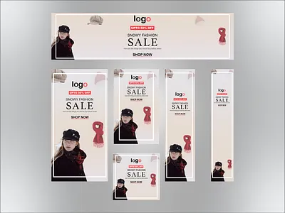 Fashion Ads banners .v1 branding google ads graphic design web ads web banner webgoogle ads banners