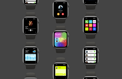 Smart watch UX/UI Design design ui ux