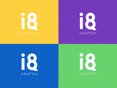 iQ-QUARTER 18 / Logo construction company design graphic design home identity iq logo quarter smart home smart house