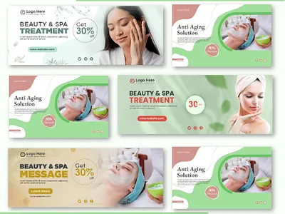 Beauty and Spa Banner banner beauty beauty and spa saloon spa banner spa banner template