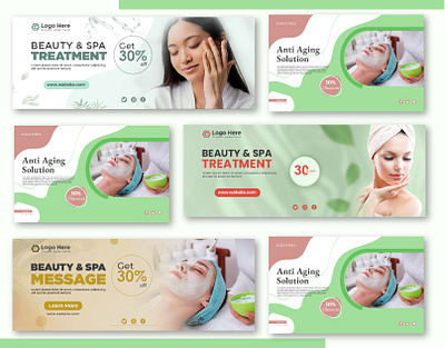 Beauty and Spa Banner banner beauty beauty and spa saloon spa banner spa banner template