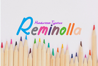 Reminolla - Handwritten Typeface Display Font cute font display font font fonts handlettered illustration logo typeface font