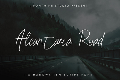 Alcantara Road - Handwritting Font cute font design font fonts handlettered logo script fonts signature font ui