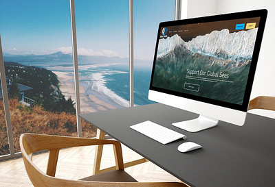 Sea Save Foundation Website Redesign Mockup branding design graphic design mobile ui ux website
