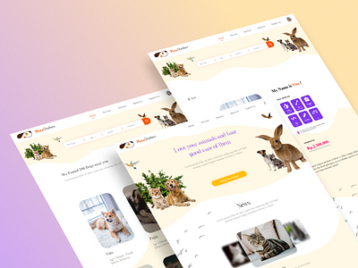 PetsShelters - Website Design landing page landing page design pet website pets shelter pets website responsive design responsive website ui ui design uiux user interface design ux ux design web design web site design website website design