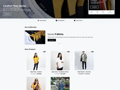 SANTE .ID v2 company profile design wordpress design