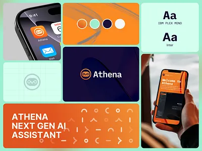 Athena LLM - Logo Design ai app app icon booking branding chatgpt code design flight icon illustration inspiration llm logo logodesign mobile saas train vector visual identity