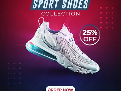 Shoes Social Media Banner Template banner branding editable flyer post shoes social media template