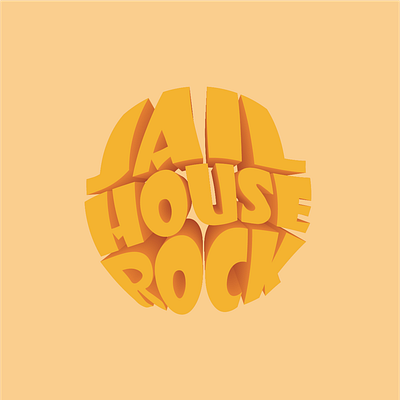 JAILHOUSE ROCK | Type test adobe illustration design illustration type