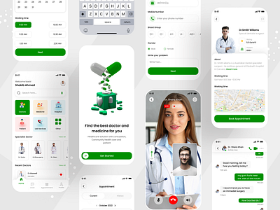 Medical mobile app ui design call ui clinic consul doctor doctor app doctor appointment doctor call ui doctor ui health health care hospital medical app medical consultant medicine mobile app mobile ui design pharmacey ui ui design uiux