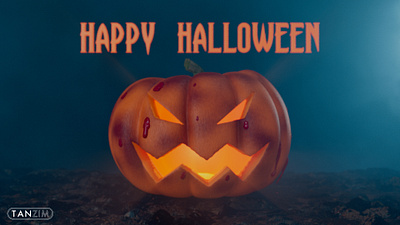 Happy Halloween 2021 3d abstract art happy halloween 2021