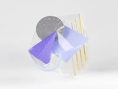 Personal Project - Plastic Wrap / Abstract 3D Shapes 3d 3d form 3d shape abstract art blender blender cycle creative design graphic design illustration logo motion graphics