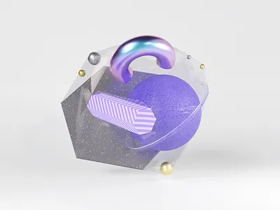 Personal Project - Plastic Wrap / Abstract 3D Shapes 3d 3d form 3d shape 3ddesign 3dillustration abstract blender creative design digital illustration graphic design icon illustration logo motion graphics nft render website