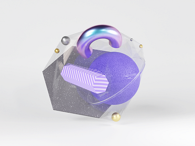 Personal Project - Plastic Wrap / Abstract 3D Shapes 3d 3d form 3d shape 3ddesign 3dillustration abstract blender creative design digital illustration graphic design icon illustration logo motion graphics nft render website