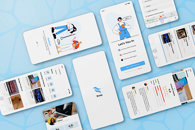 Swap App animation app branding design designer figma game design icon design illustration logo mobileapps motion graphics photoshop ui uiux vector xd